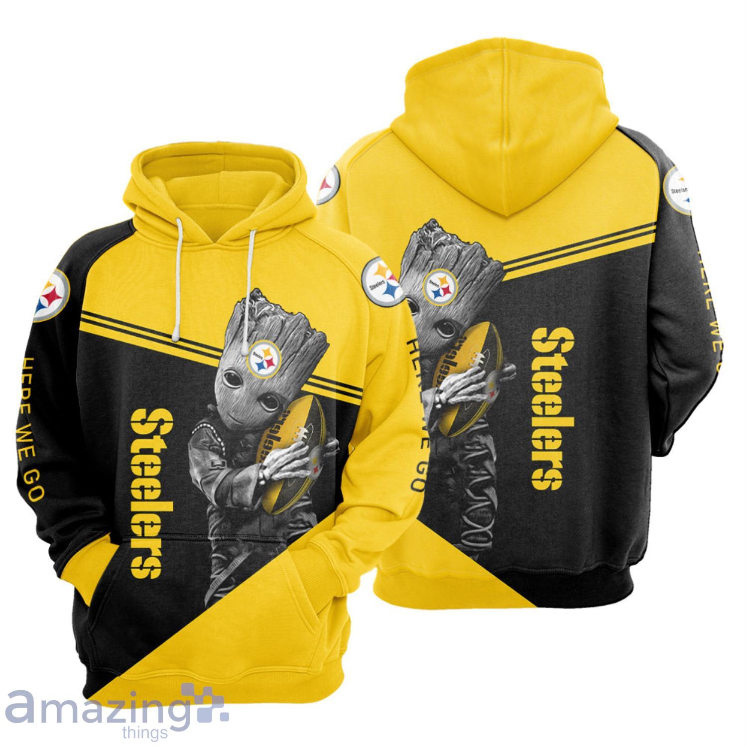 Pittsburgh steelers Hoodie Here We Go