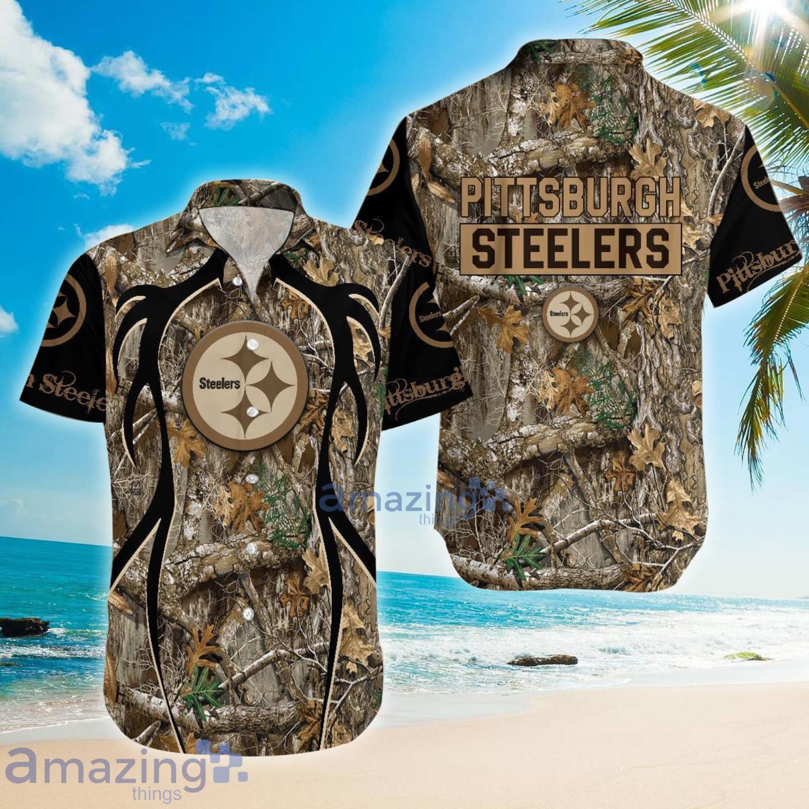 Pittsburgh Steelers Hunting Lover Gift For Father's Day Hawaiian Shirt