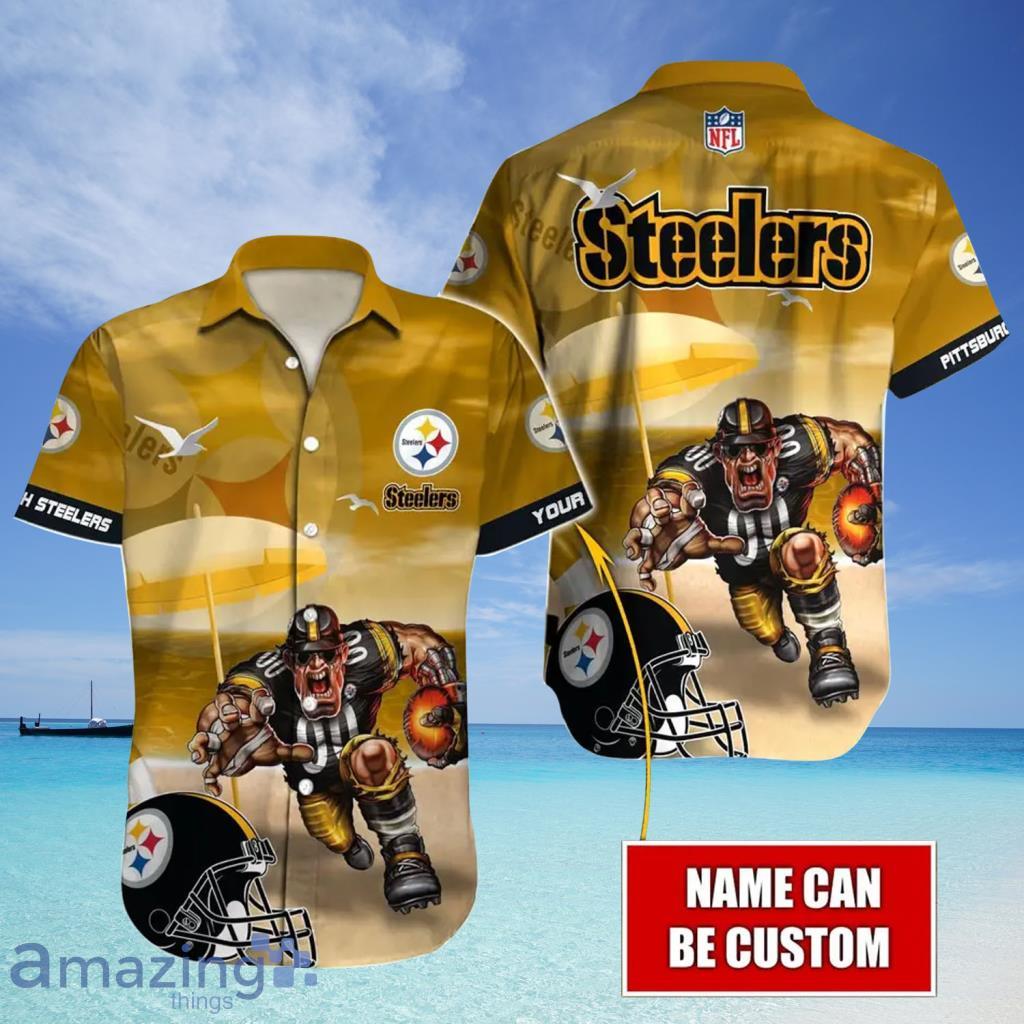 Fishing Pittsburgh Steelers NFL Aloha Hawaiian Shirt For Fans