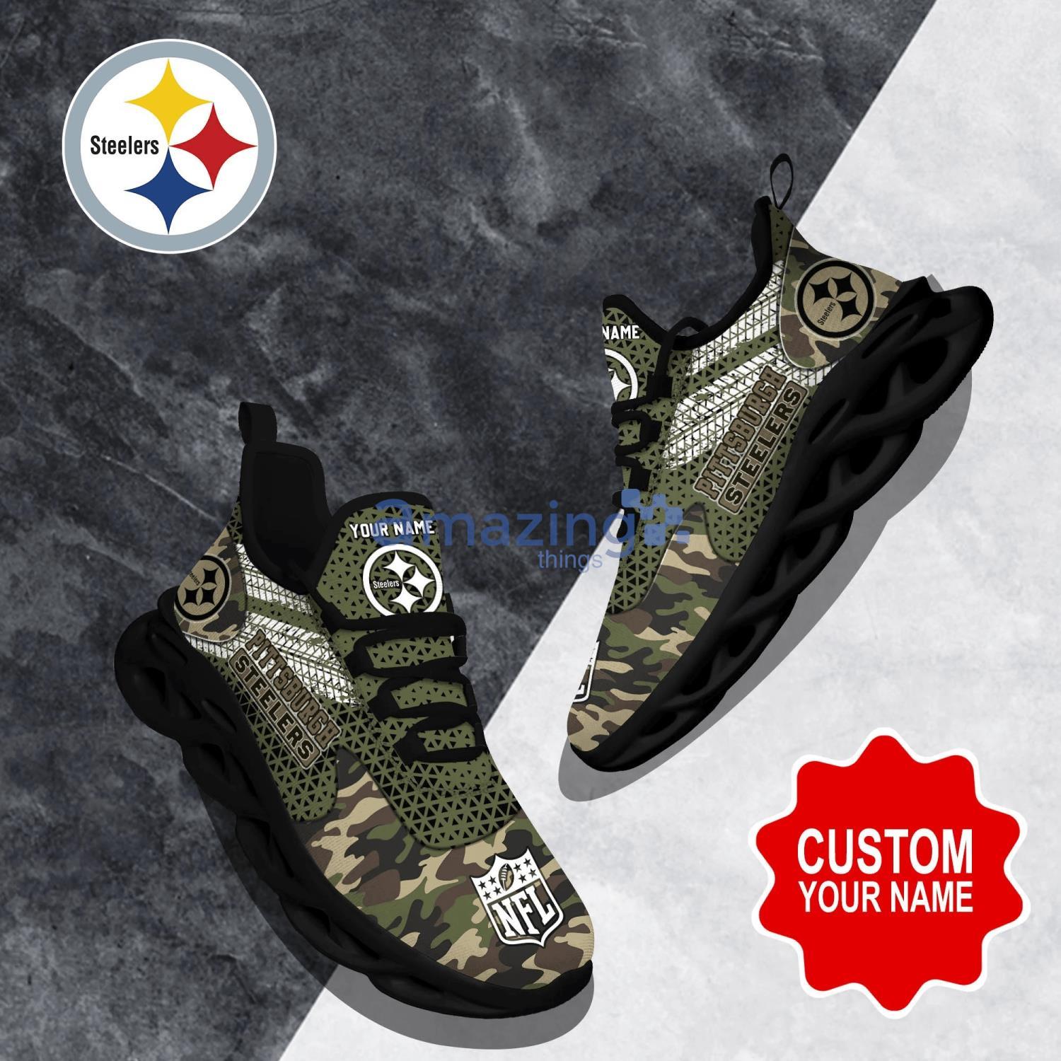 Personalized Pittsburgh Steelers Autism NFL Yeezy Sneakers Max