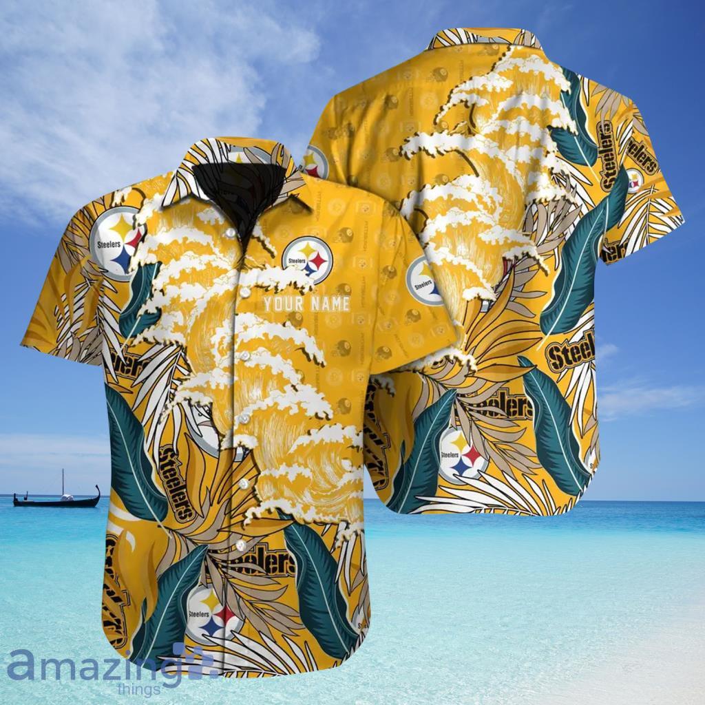 Pittsburgh Steelers NFL Shield Hawaiian Shirt