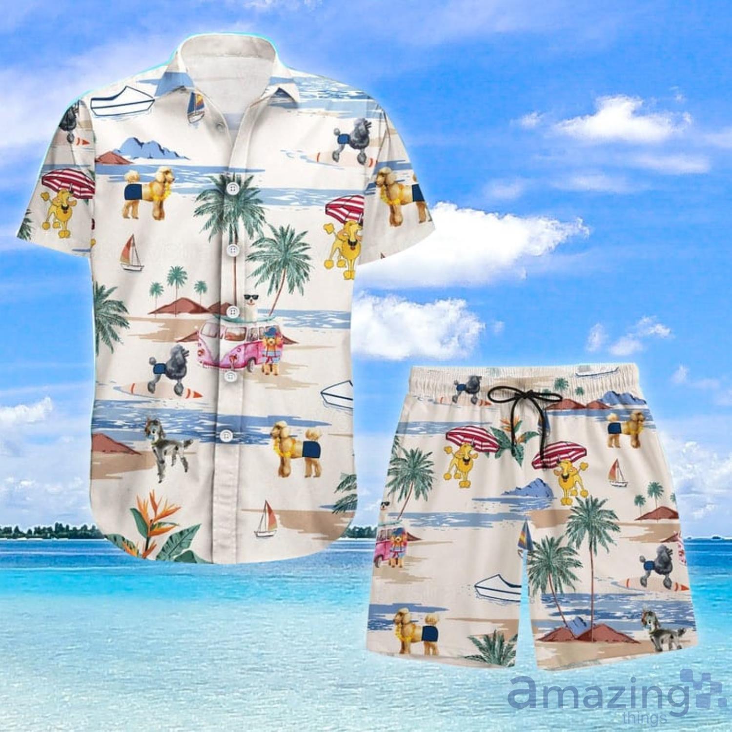 Poodle Lover Poodle Hawaiian Shirt And Short Product Photo 1