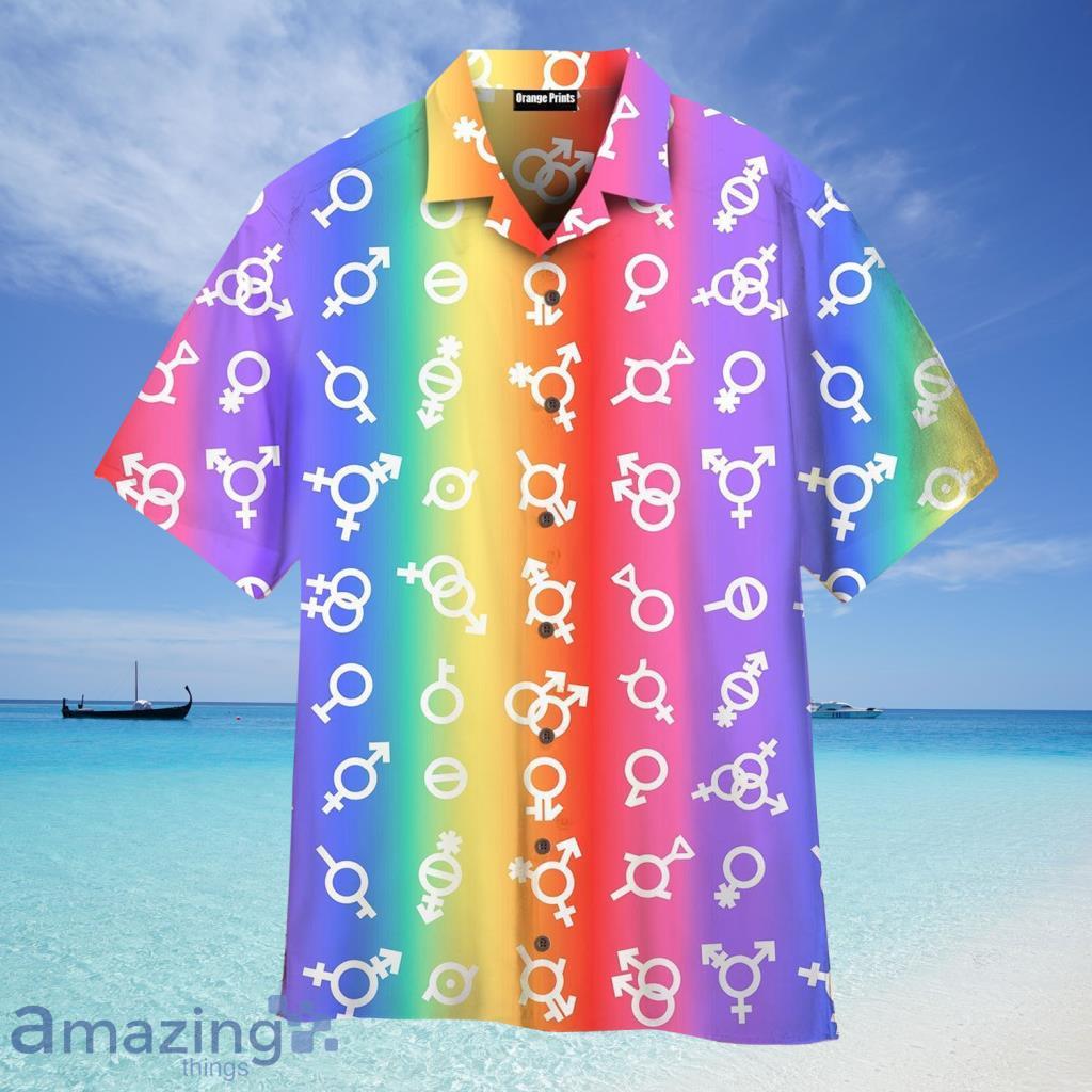 Pride Flag LGBT Gender Hawaiian Shirt For Men And Women - Pride Flag LGBT Gender Hawaiian Shirt For Men And Women