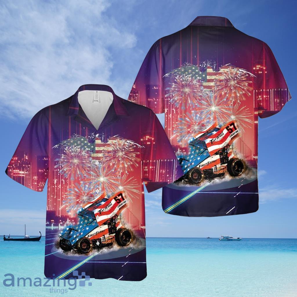 Racing 4th Of July Hawaiian Shirt For Men And Women - Racing 4th Of July Hawaiian Shirt For Men And Women