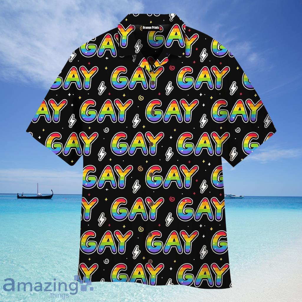Rainbow Gay Pride LGBT Hawaiian Shirt For Men And Women - Rainbow Gay Pride LGBT Hawaiian Shirt For Men And Women