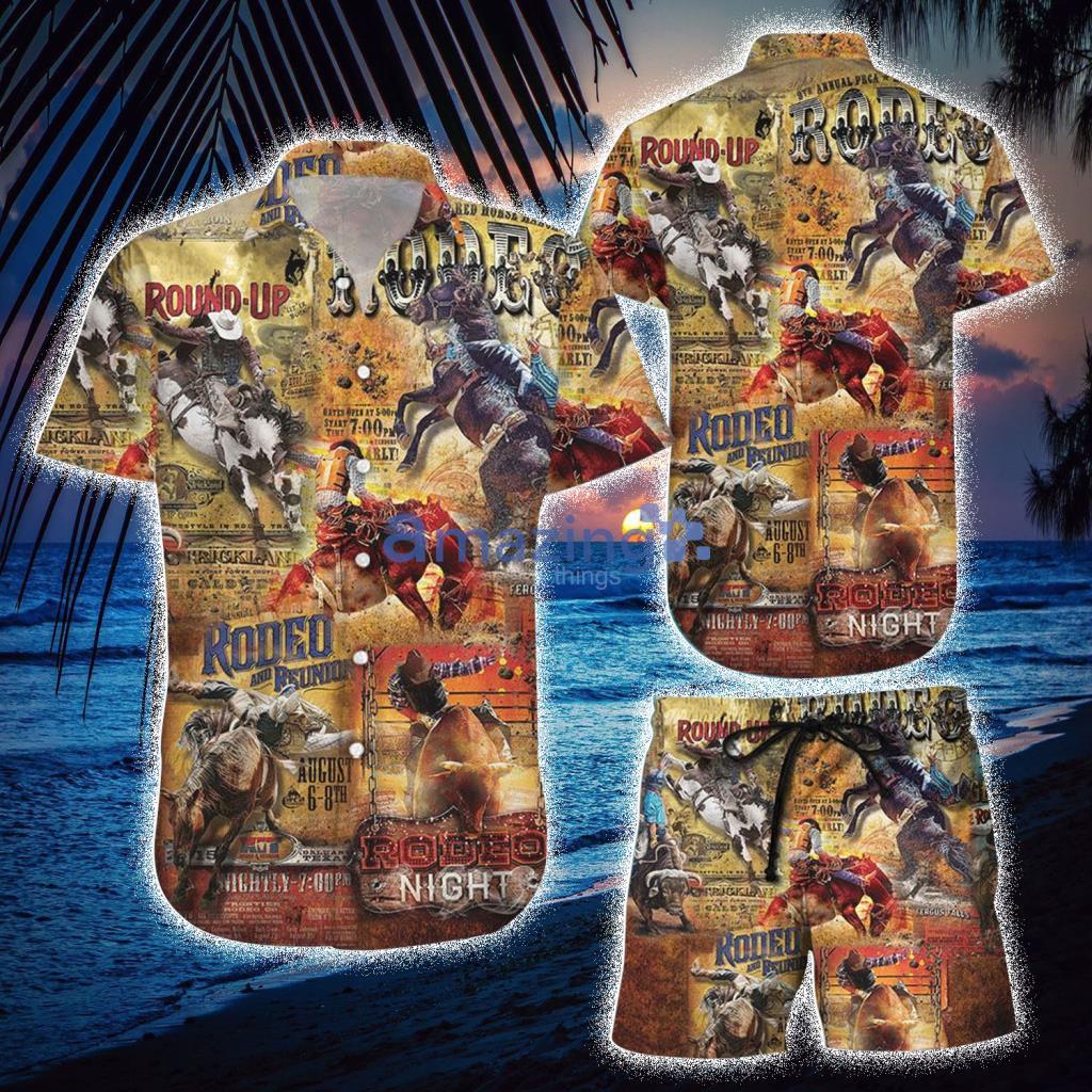 Rodeo Is Not Sport, It's Life Hawaiian Shirt And Short - Rodeo Is Not Sport, It's Life Hawaiian Shirt And Short