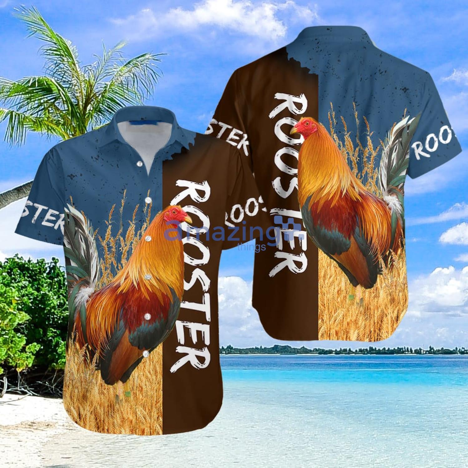 Rooster Aloha Gift For Summer Hawaiian Shirt Men And Women Product Photo 1