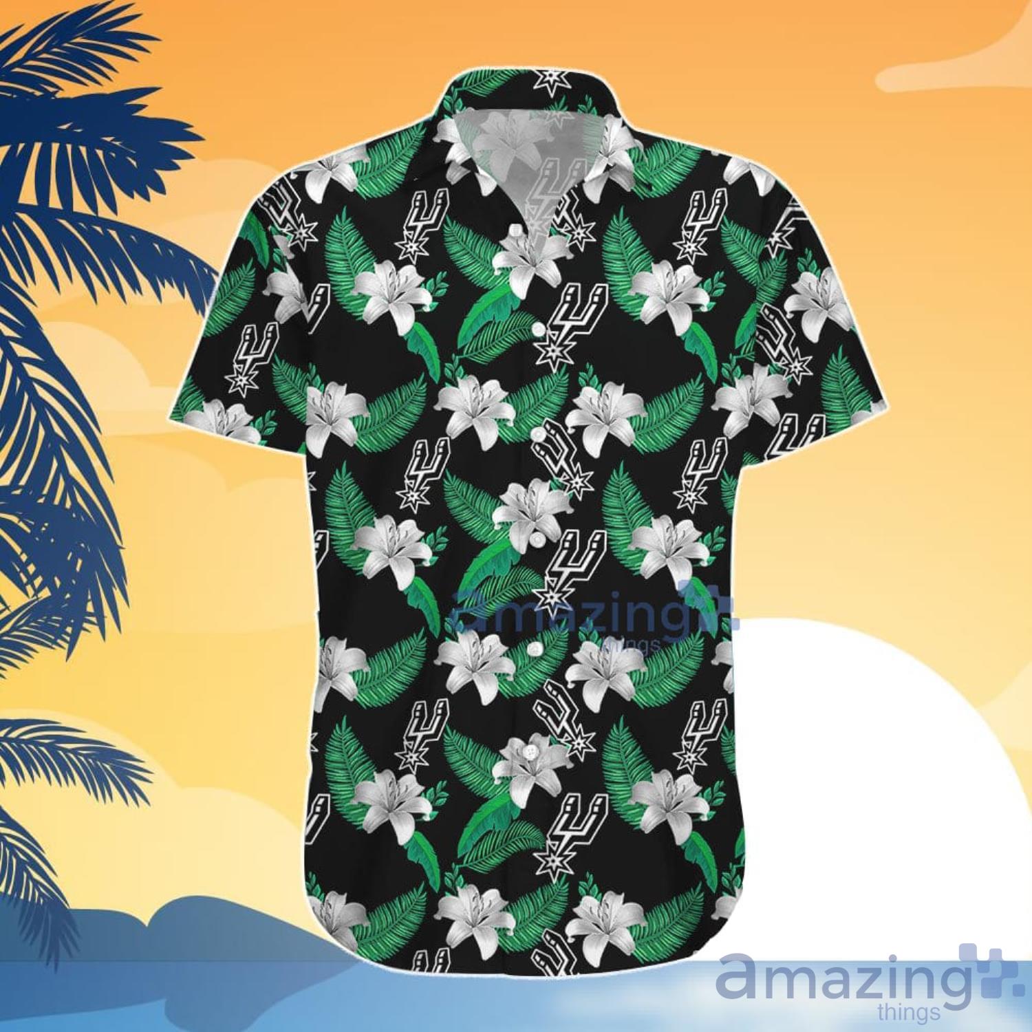 San Antonio Spurs Hawaiian Shirt And Shorts Gift For Summer image San Antonio Spurs Hawaiian Shirt And Shorts Gift For Summer Product Photo 5
