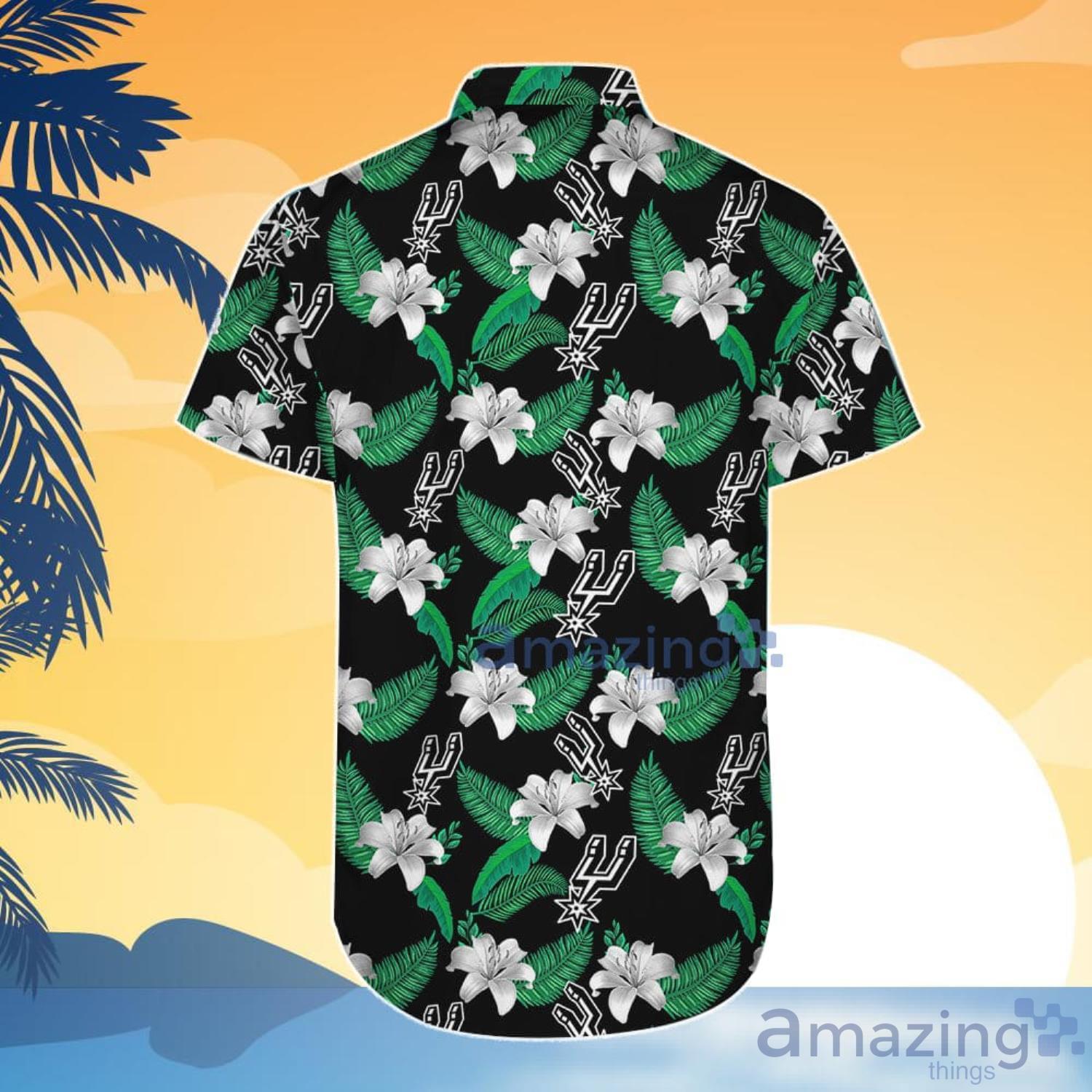 San Antonio Spurs Hawaiian Shirt And Shorts Gift For Summer image San Antonio Spurs Hawaiian Shirt And Shorts Gift For Summer Product Photo 6