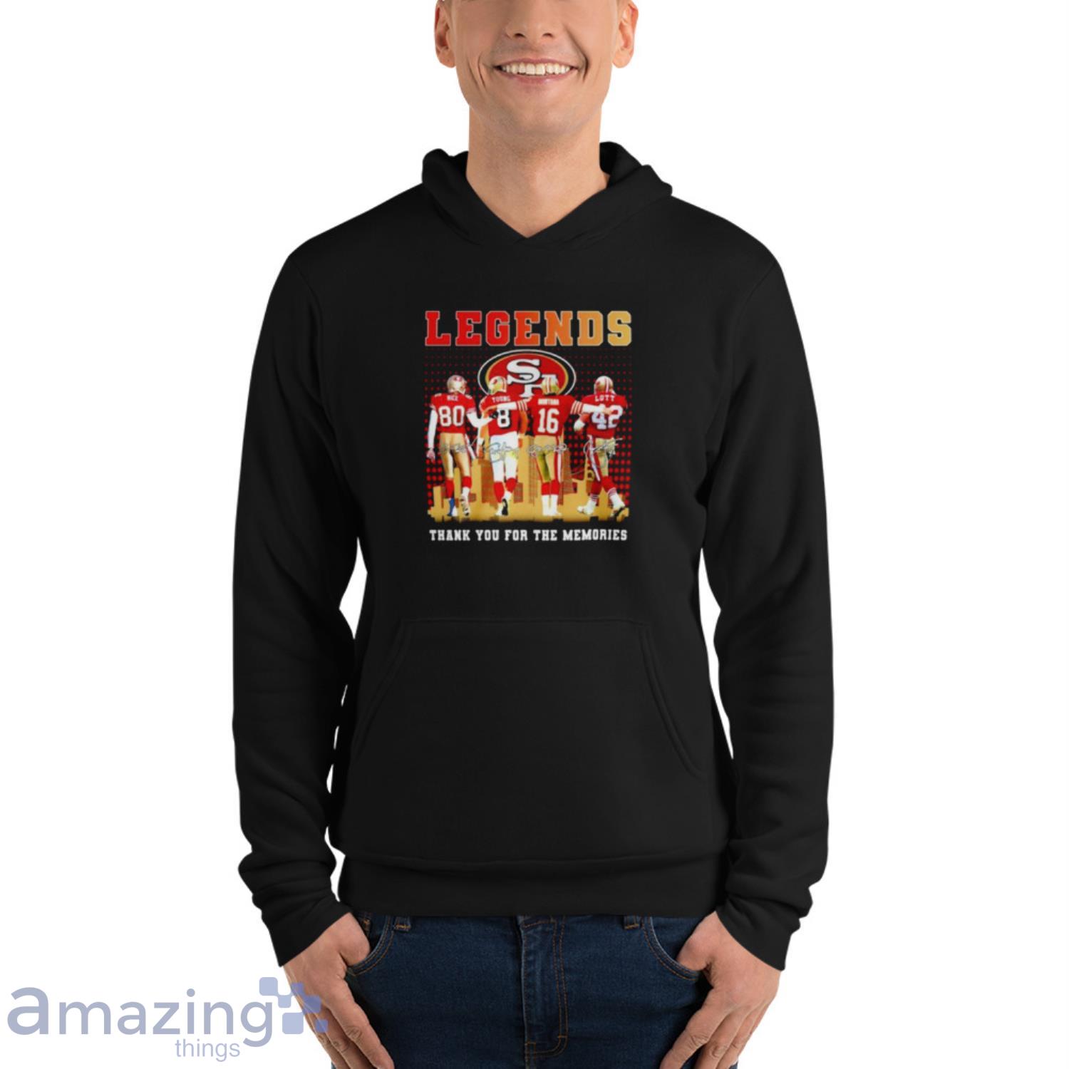 San Francisco 49ers Legends players signature shirt, hoodie, sweater