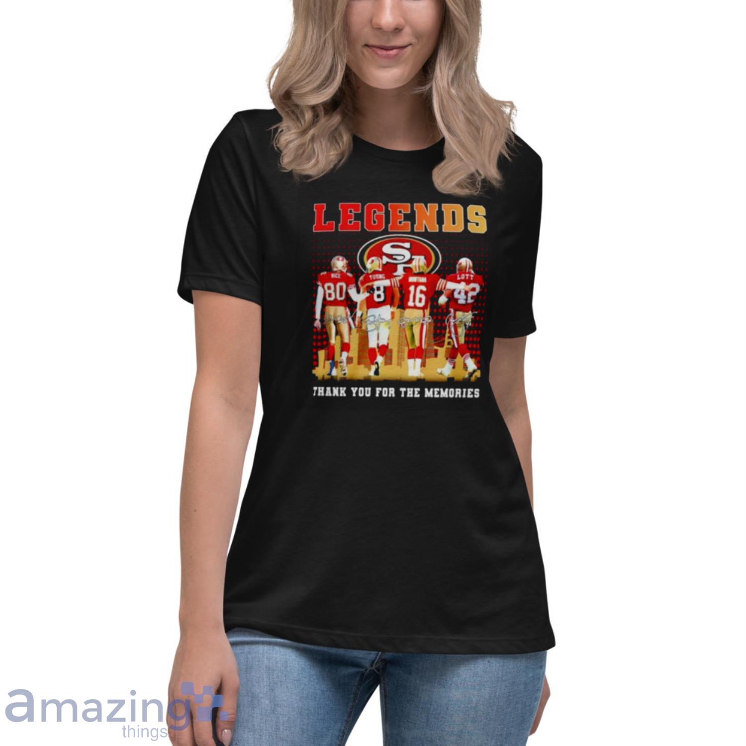 San Francisco 49ers Legends Players 2023 Signatures shirt, hoodie