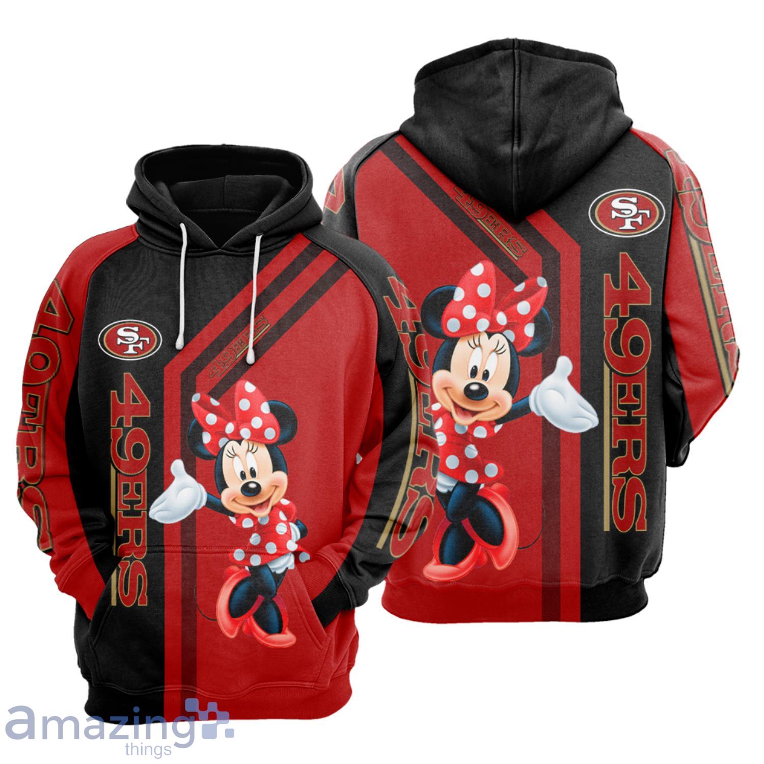 San Francisco 49Ers Minnie Mouse 3D Hoodie For Men And Women