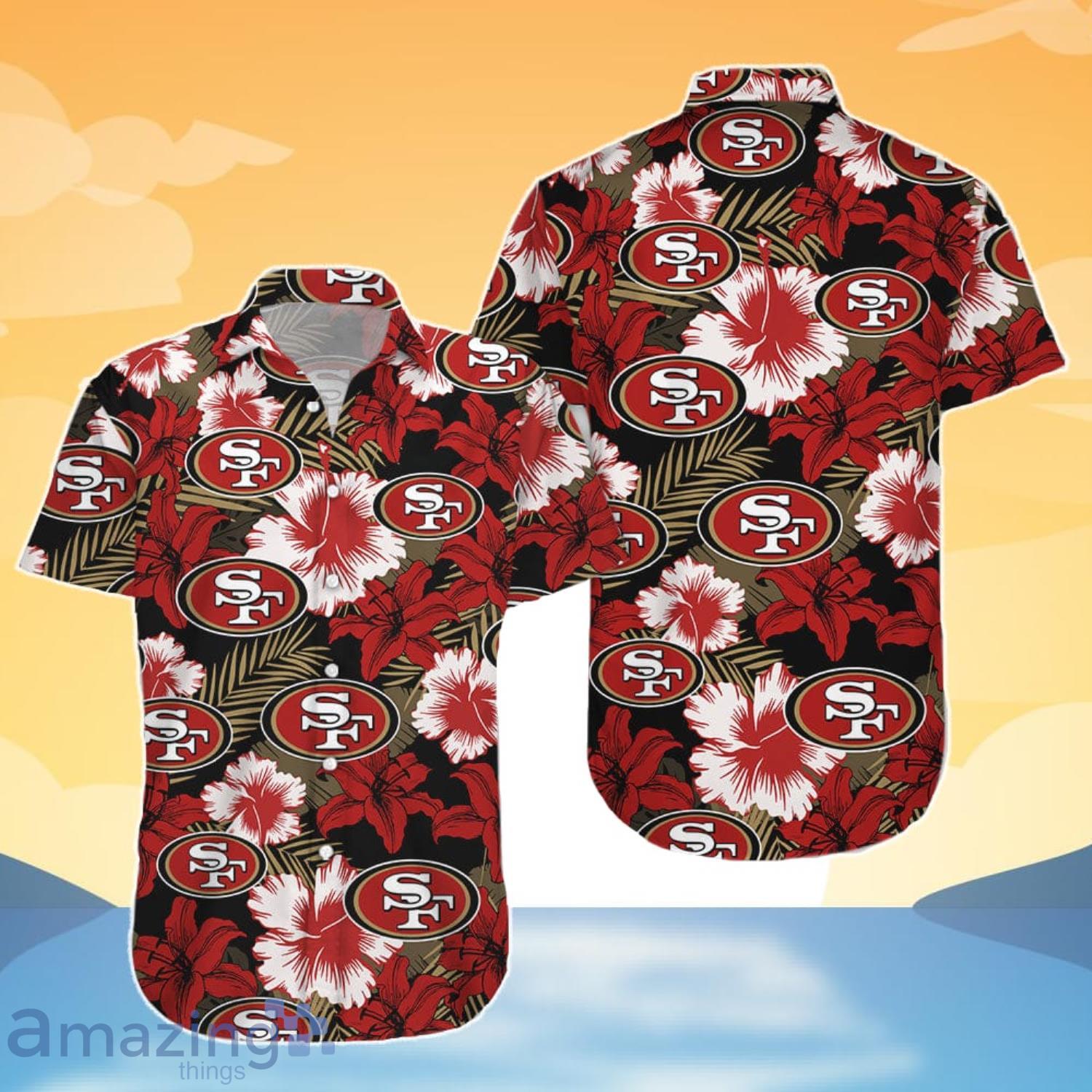 San Francisco 49Ers Nfl Hawaiian Shirt And Short Gift For Summer image San Francisco 49Ers Nfl Hawaiian Shirt And Short Gift For Summer Product Photo 4