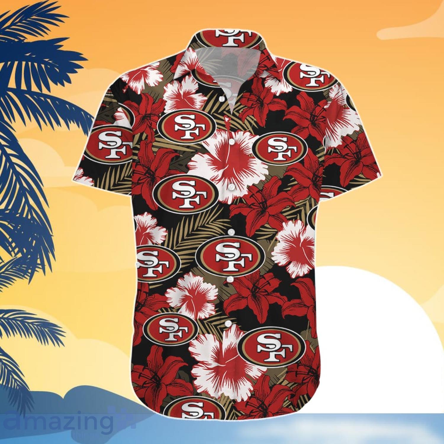 San Francisco 49Ers Nfl Hawaiian Shirt And Short Gift For Summer image San Francisco 49Ers Nfl Hawaiian Shirt And Short Gift For Summer Product Photo 5