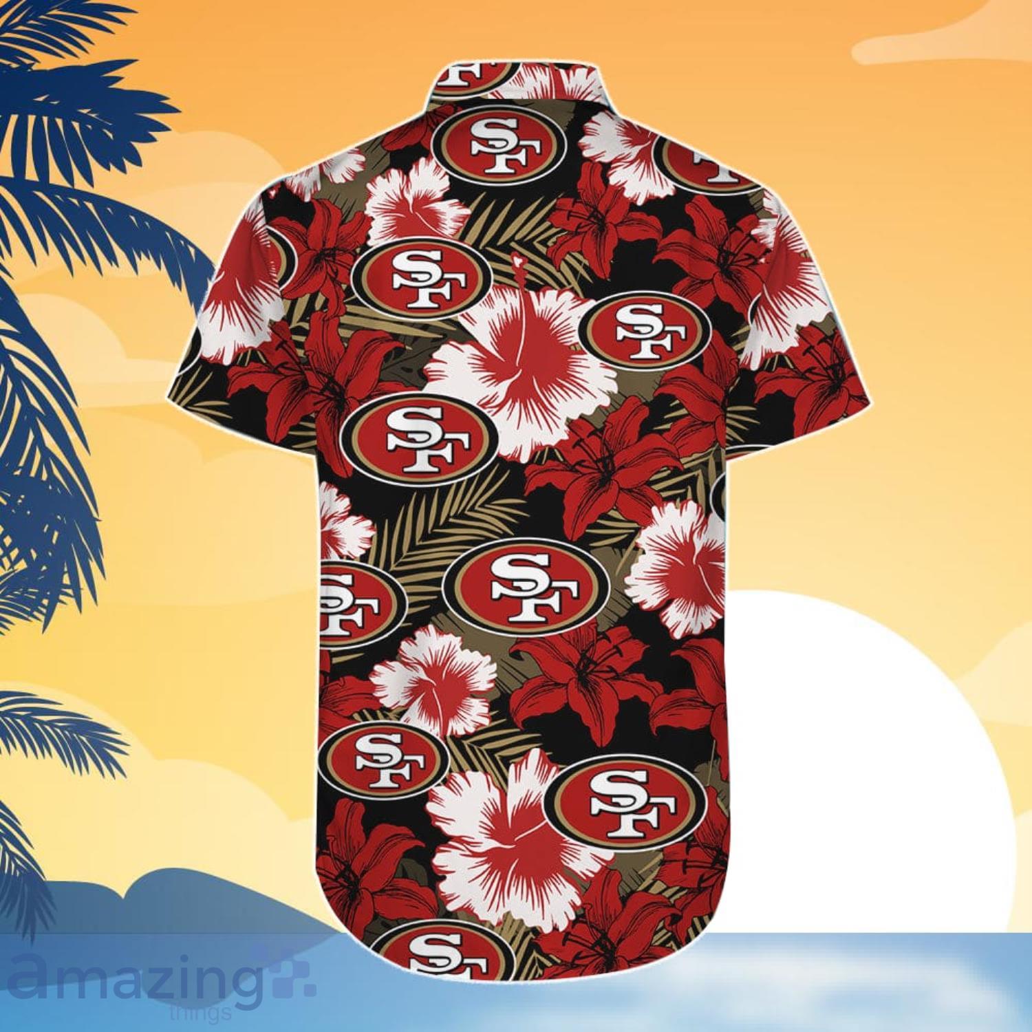 San Francisco 49Ers Nfl Hawaiian Shirt And Short Gift For Summer image San Francisco 49Ers Nfl Hawaiian Shirt And Short Gift For Summer Product Photo 6