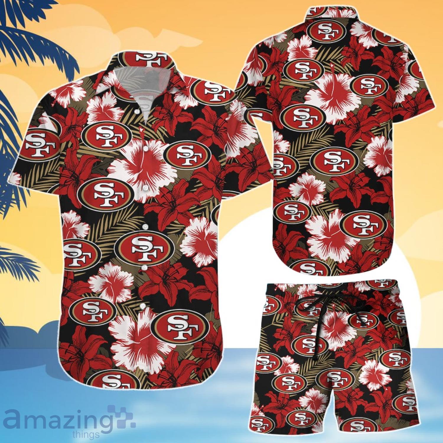 San Francisco 49Ers Nfl Hawaiian Shirt And Short Gift For Summer Product Photo 1 San Francisco 49Ers Nfl Hawaiian Shirt And Short Gift For Summer Product Photo 1