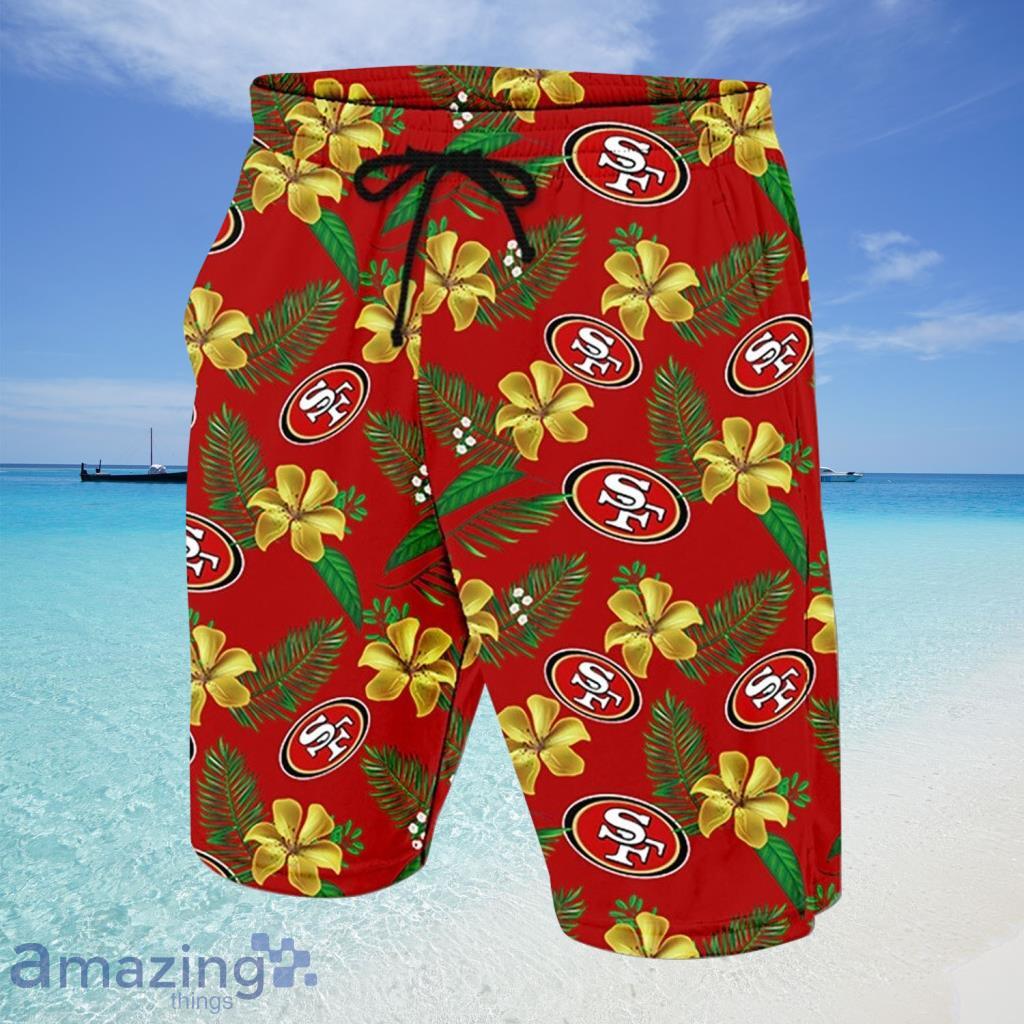 San Francisco 49ers NFL Hawaiian Shorts - San Francisco 49ers NFL Hawaiian Shorts