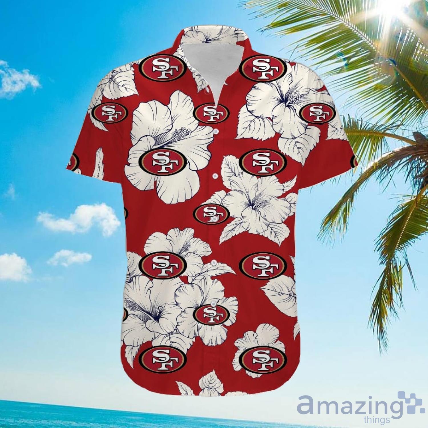 San Francisco 49ers Floral Shirt for Men