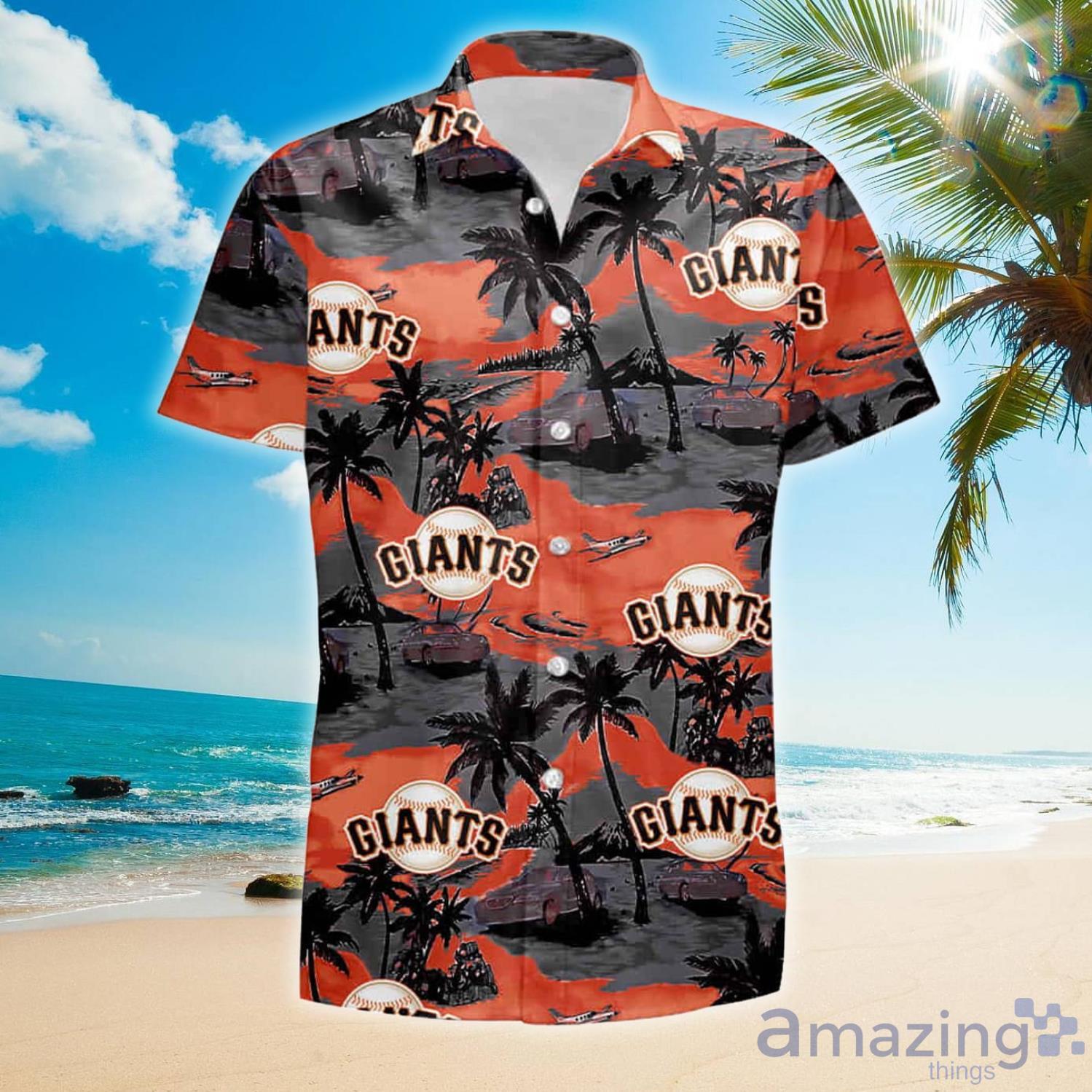 San Francisco Giants MLB Personalized Palm Tree Hawaiian Shirt