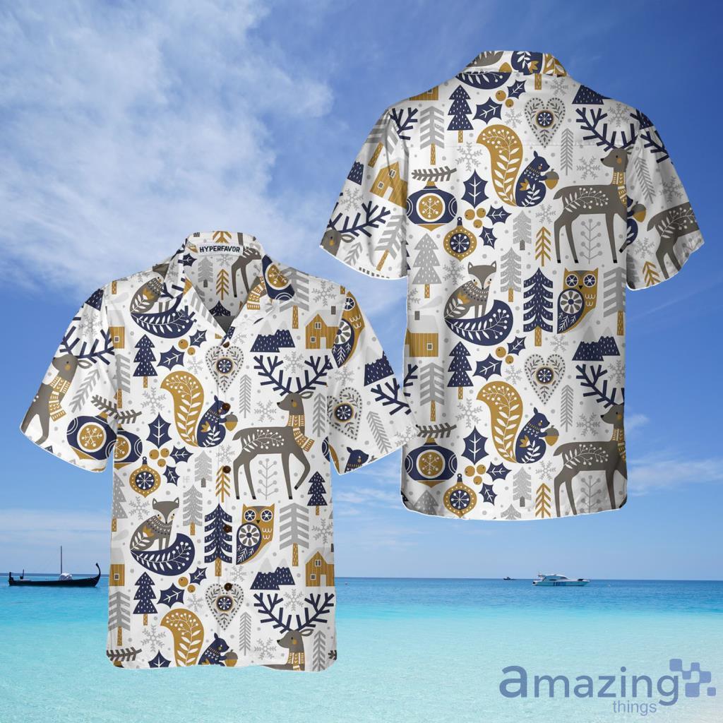 Scandinavian Christmas Hawaiian Shirt For Men And Women - Scandinavian Christmas Hawaiian Shirt For Men And Women