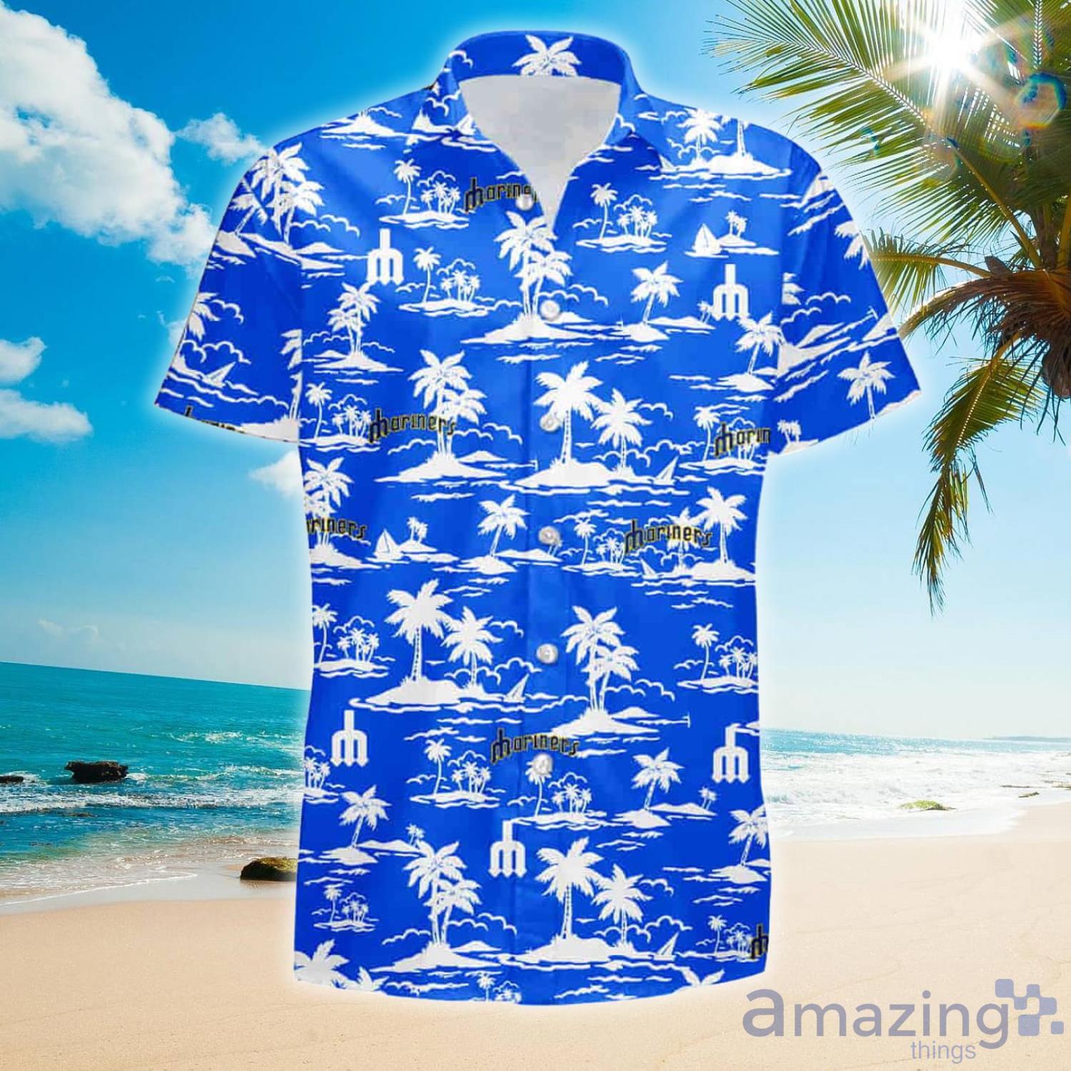 Seattle Mariners MLB-Summer Hawaiian Shirt And Shorts
