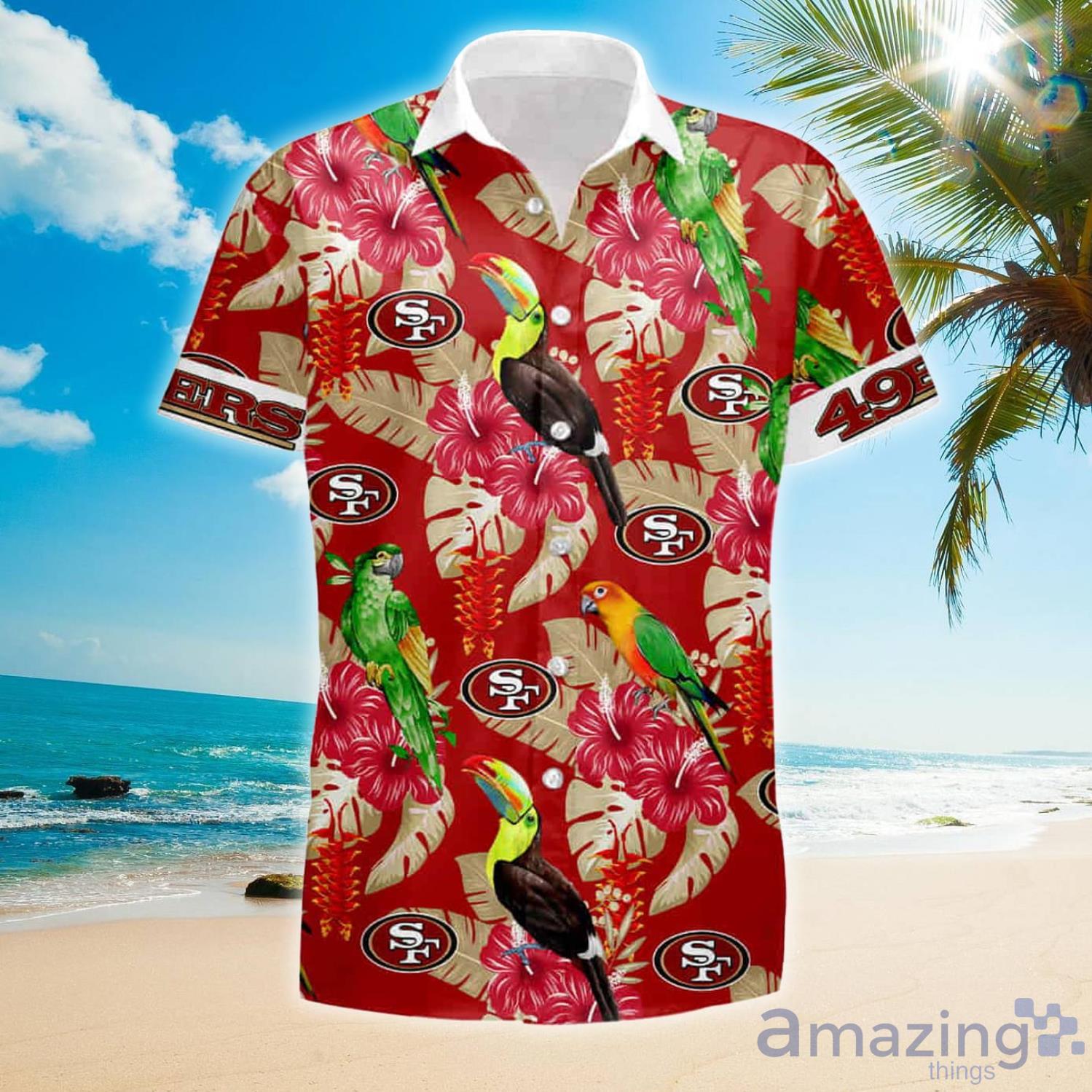 San Francisco 49ers Skull1 Hawaiian Shirt And Shorts Summer Gift