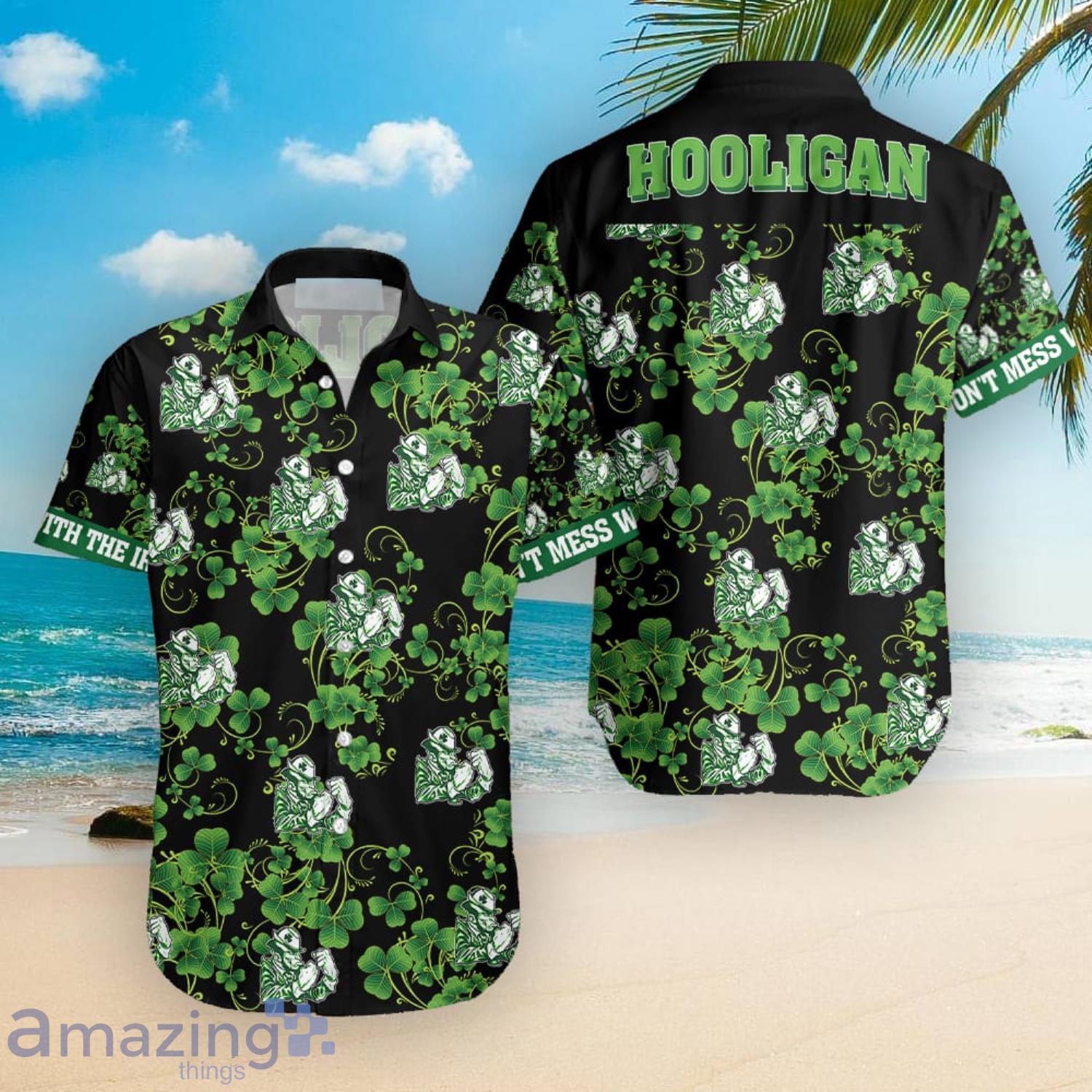 Shamrock Irish St. Patrick's Day Cute Gift Hawaiian Shirt Product Photo 1