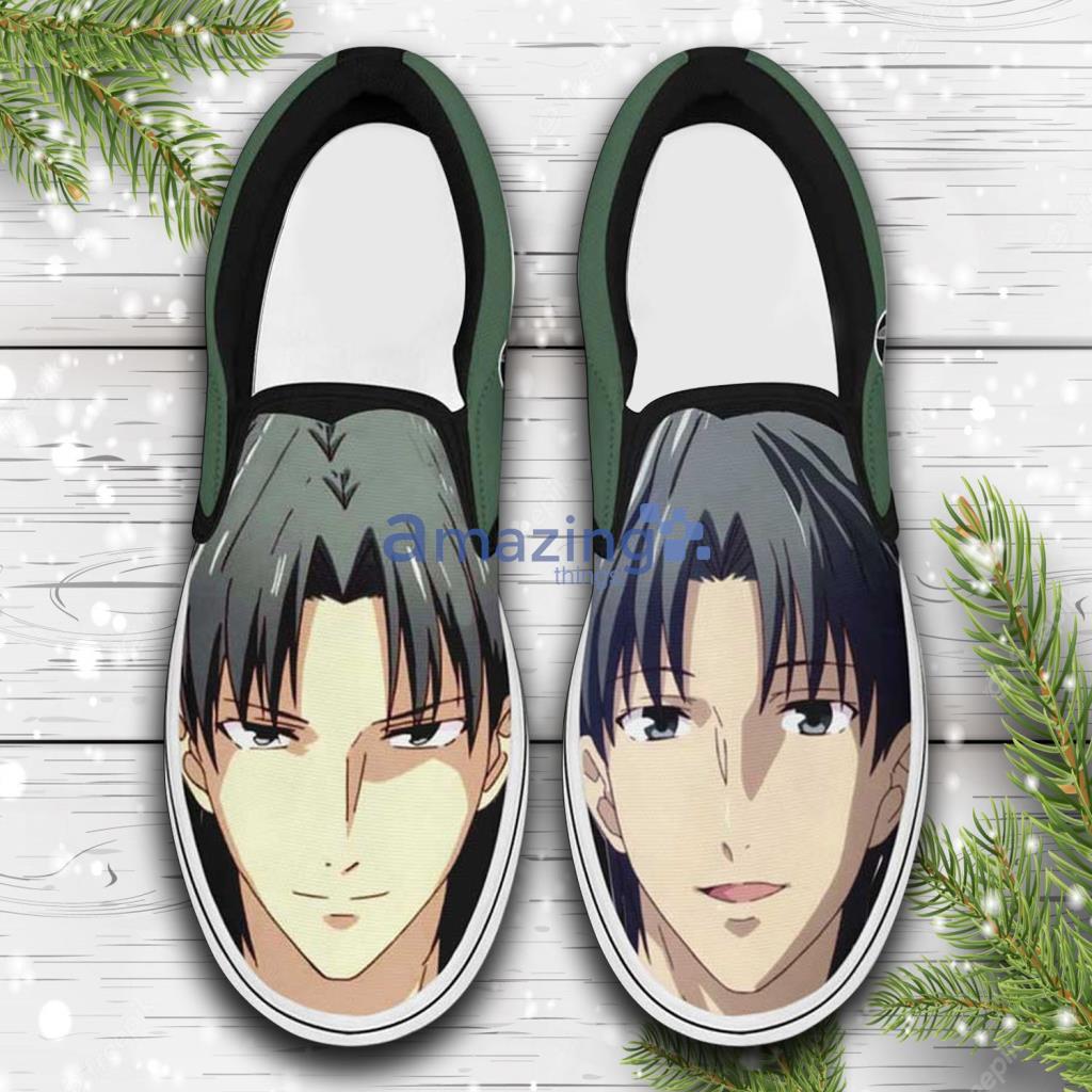 Shigure Souma  Custom Anime Fruit Basket  Slip On Sneakers Shoes - Shigure Souma  Custom Anime Fruit Basket  Slip On Sneakers Shoes