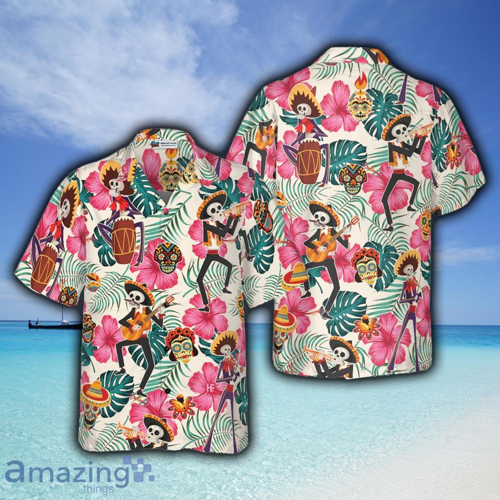 Skeleton In Mexican Costumes Hawaiian Shirt For Men And Women - Skeleton In Mexican Costumes Hawaiian Shirt For Men And Women