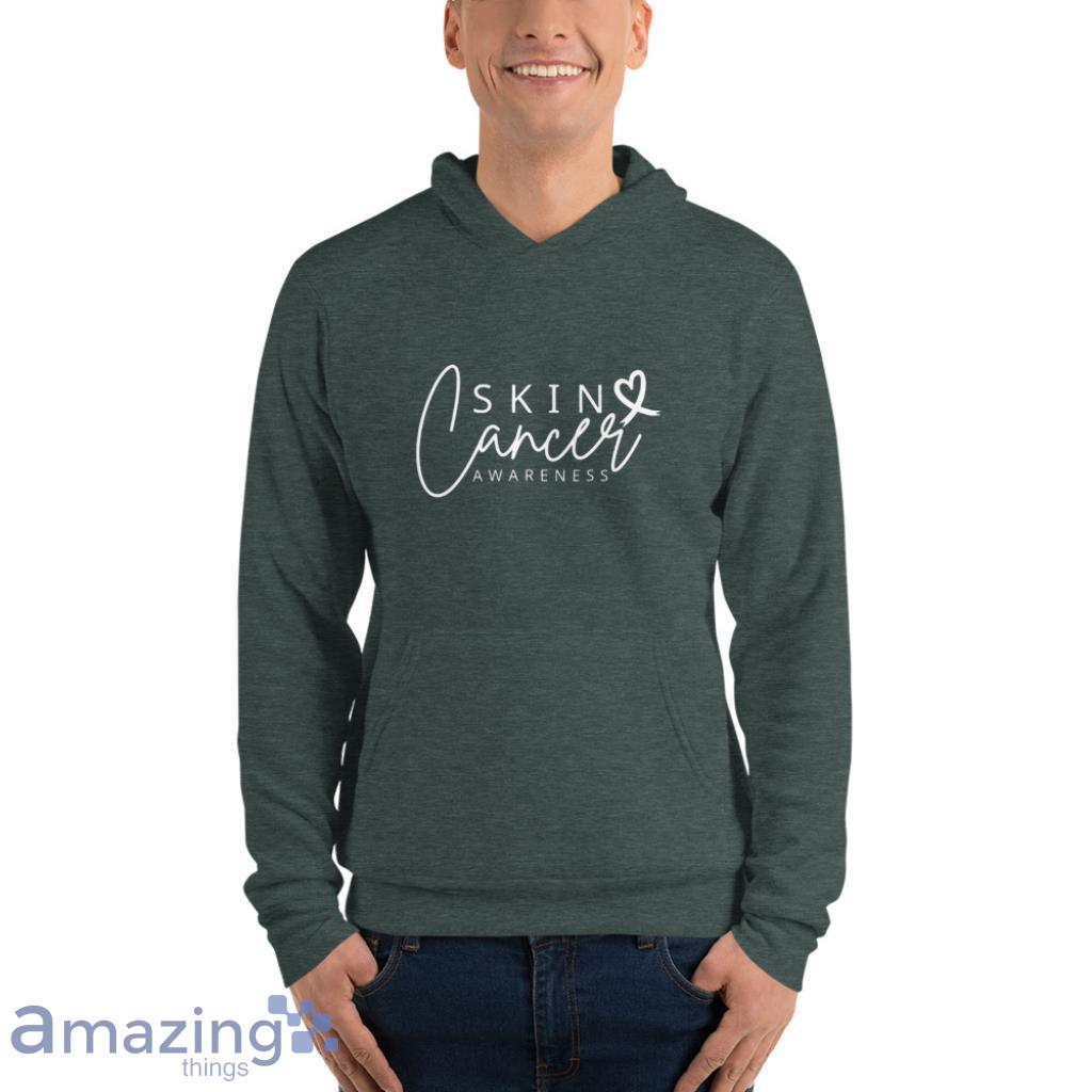 Skin Cancer Awareness T Shirt image Skin Cancer Awareness T Shirt - Unisex Fleece Pullover Hoodie-1