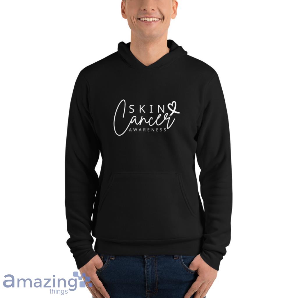 Skin Cancer Awareness T Shirt image Skin Cancer Awareness T Shirt - Unisex Fleece Pullover Hoodie