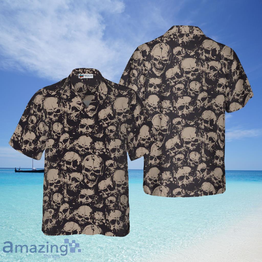 Skull And Cool Hawaiian Shirt - Skull And Cool Hawaiian Shirt