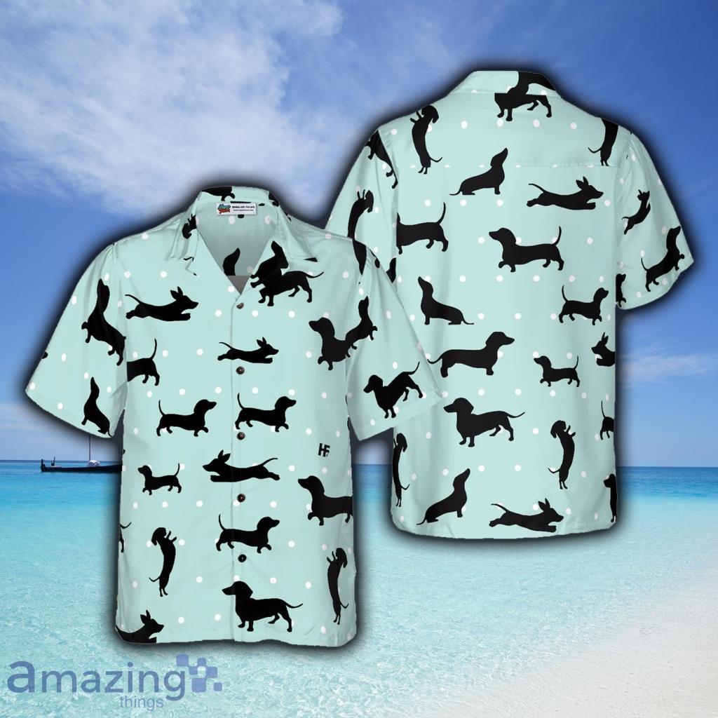 Small Dachshund Pattern Hawaiian Shirt For Men And Women - Small Dachshund Pattern Hawaiian Shirt For Men And Women