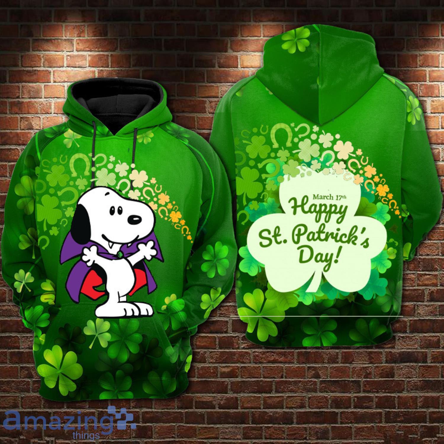 Snoopy Patrick’S Day Cute Gift Hoodie Product Photo 1