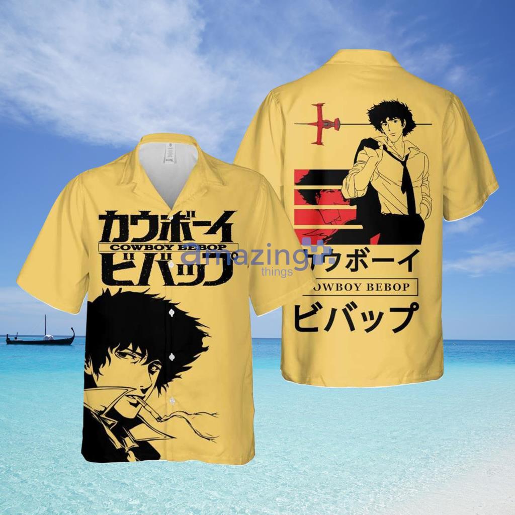 Spike Spiegel Cowboy Bebop Anime Hawaiian Shirt - Spike Spiegel Cowboy Bebop Anime Hawaiian Shirt