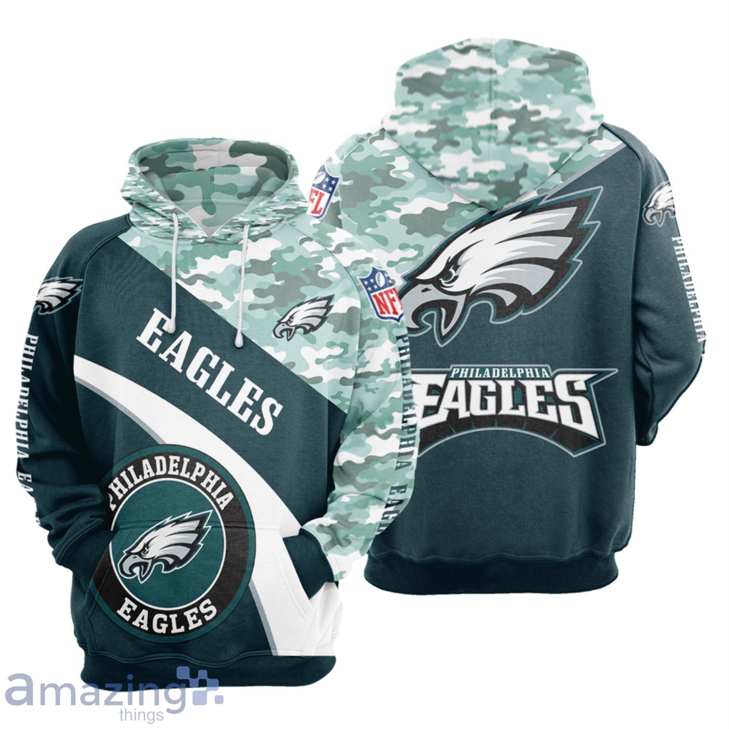 NFL Philadelphia Eagles Youth Soft Fleece Pullover Hoodie Sweatshirt, Team  Color, 8