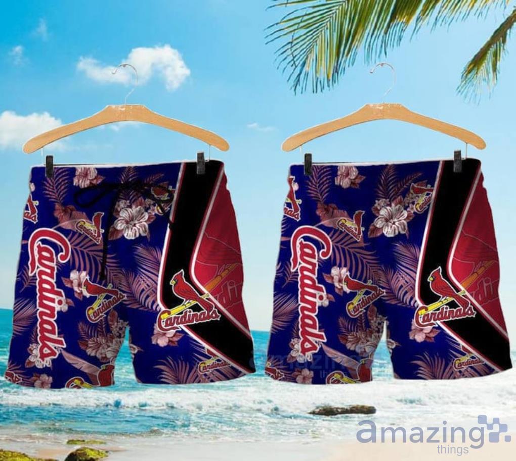 St. Louis Cardinals Tropical Palm Tree Hawaii Shirt, Shorts