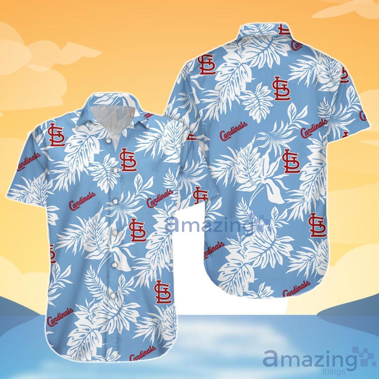 St Louis Cardinals Design 6 Set 3D Hawaiian Shirt And Short Gift