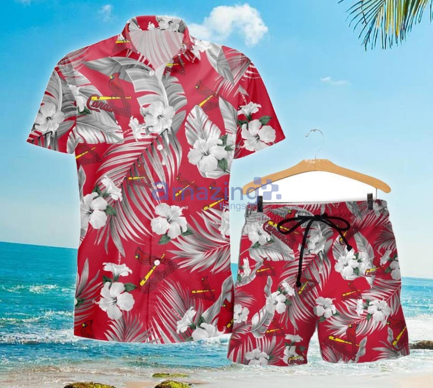 St Louis Cardinals Hawaiian Shirt St Louis Cardinals Tropical Flower Best Hawaiian  Shirts - Upfamilie Gifts Store