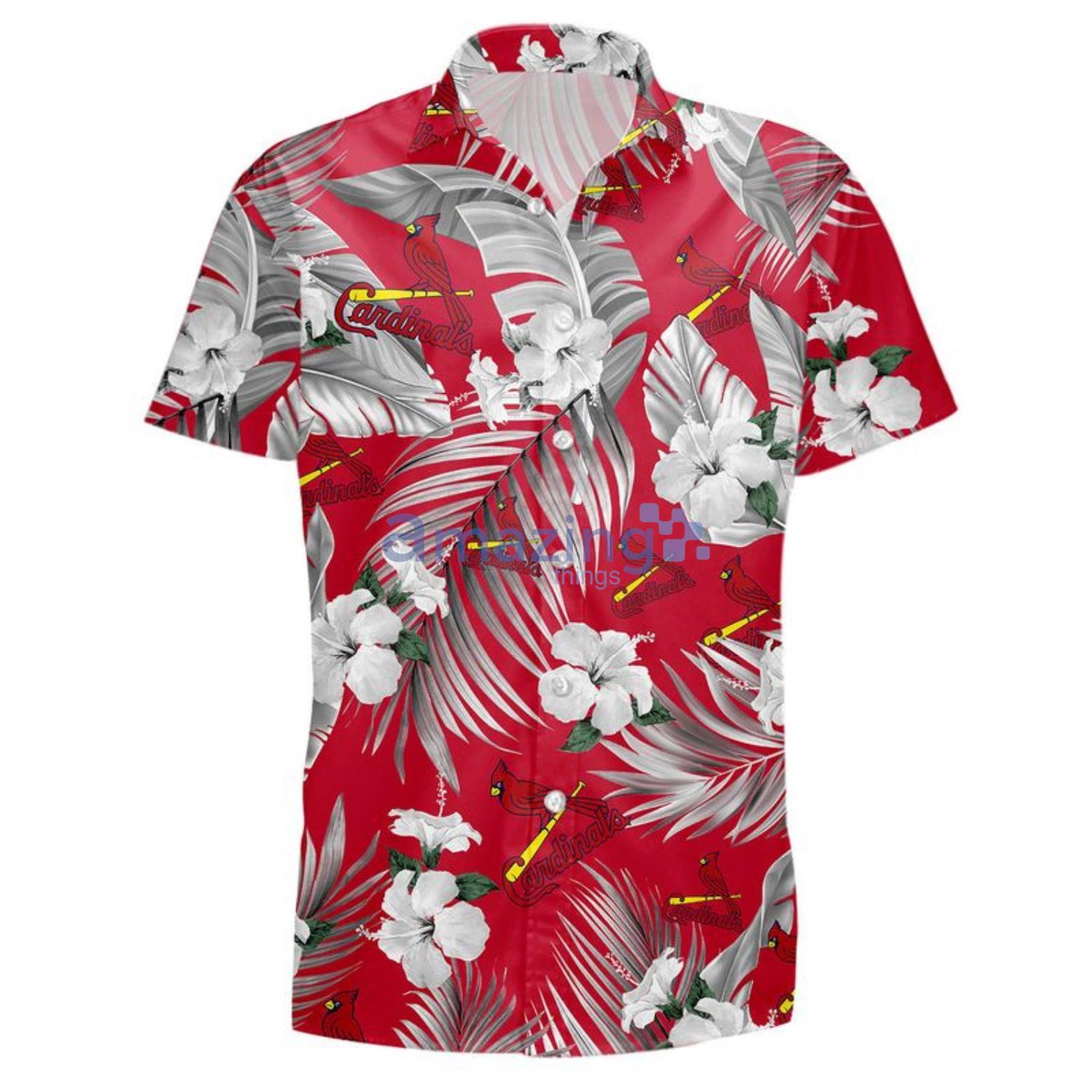 St Louis Cardinals Hawaiian Shirt St Louis Cardinals Tropical Flower Best  Hawaiian Shirts - Upfamilie Gifts Store