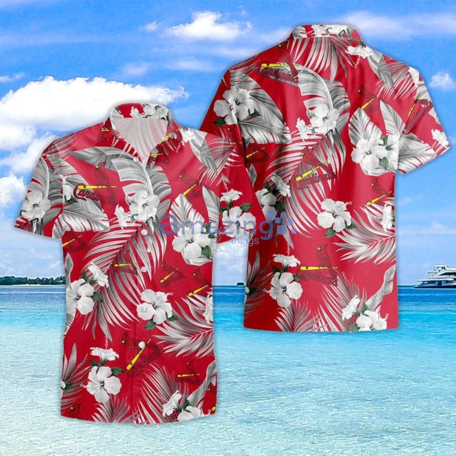 St Louis Cardinals Hawaiian Shirt St Louis Cardinals Tropical Flower Best  Hawaiian Shirts - Upfamilie Gifts Store