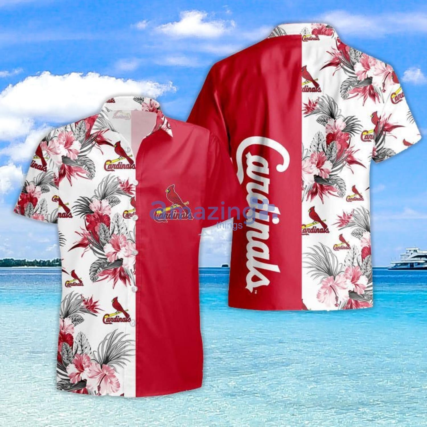 St Louis Cardinals Hawaiian Shirt Logo Pattern St Louis Cardinals