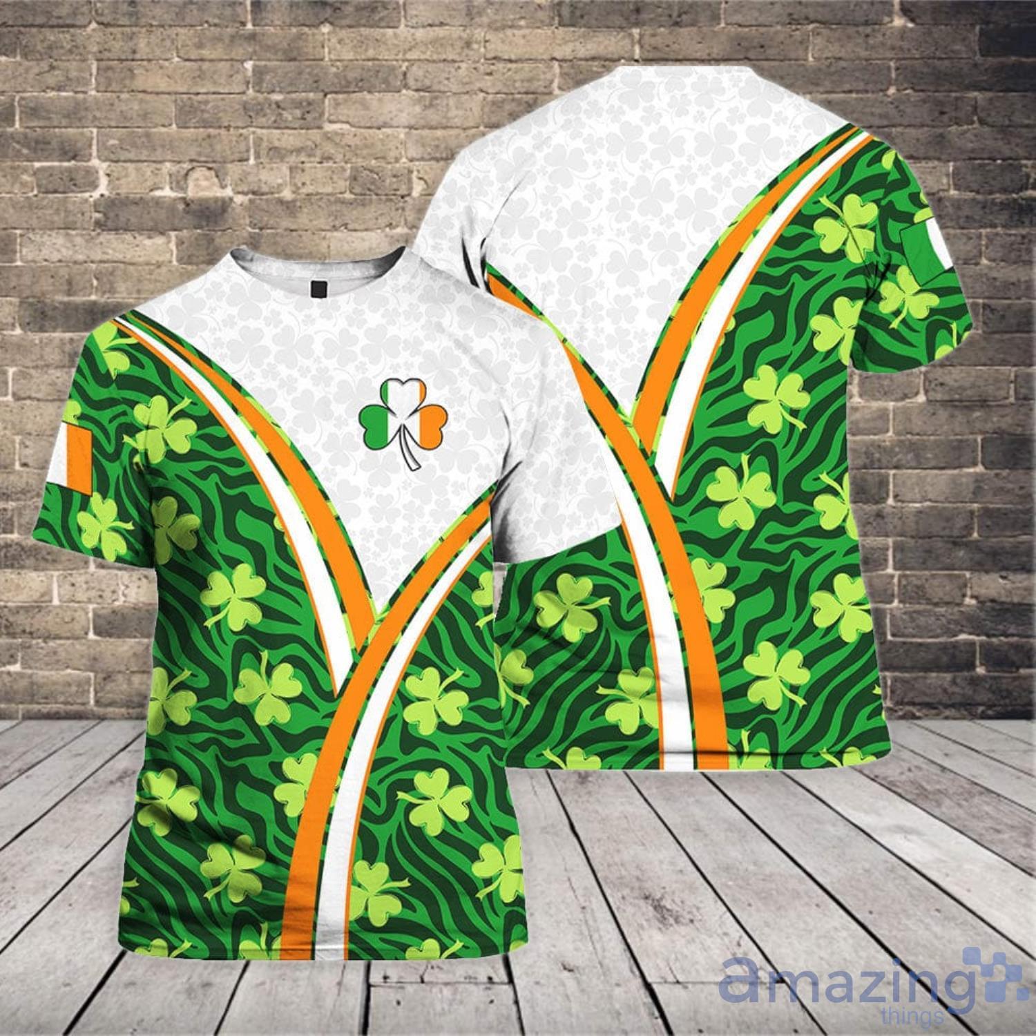 St Patrick Day Irish Proud 3D T-Shirt Product Photo 1