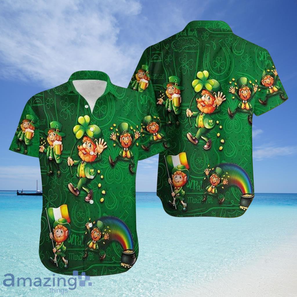 Grass Pokemon St.Patrick's Day Hawaiian Shirt