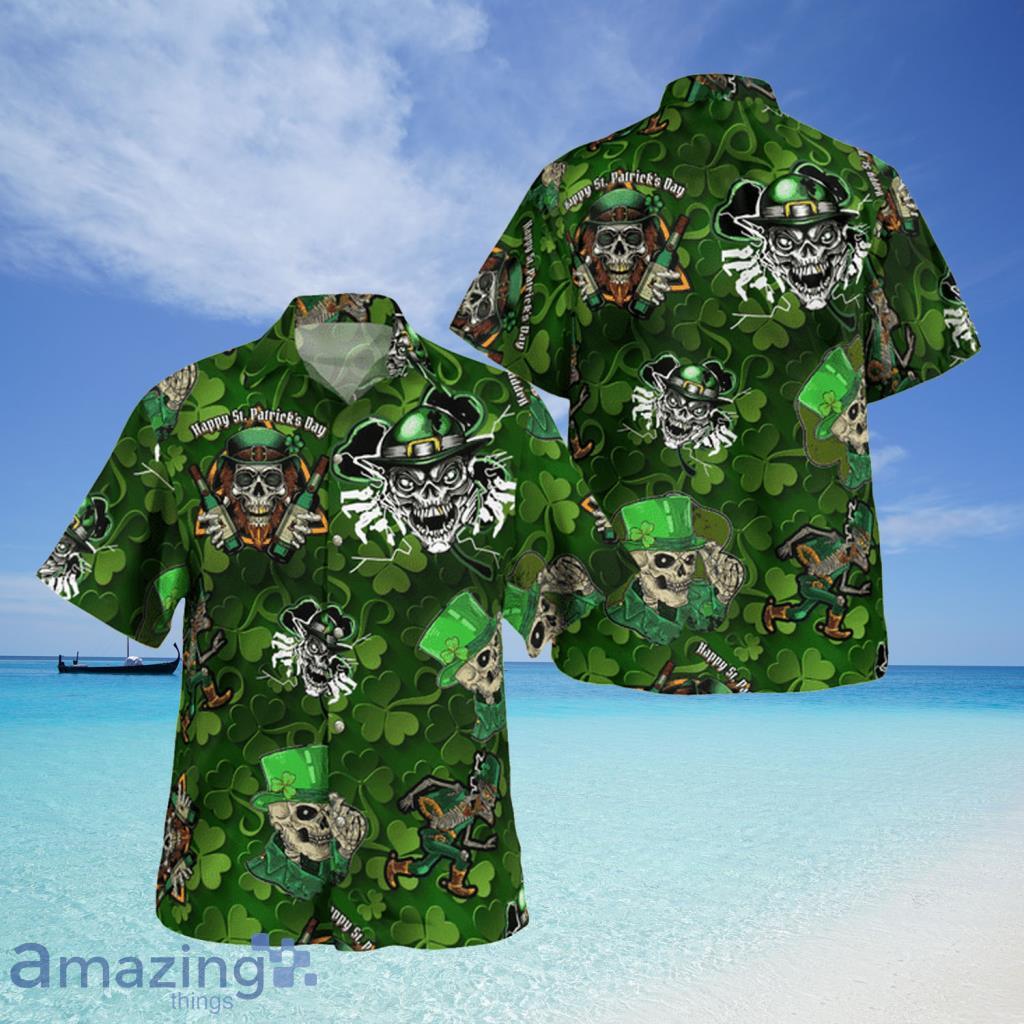 2023 Flower and Palm Trees Hawaiian Shirt - Milwaukee Brewers - Skullridding