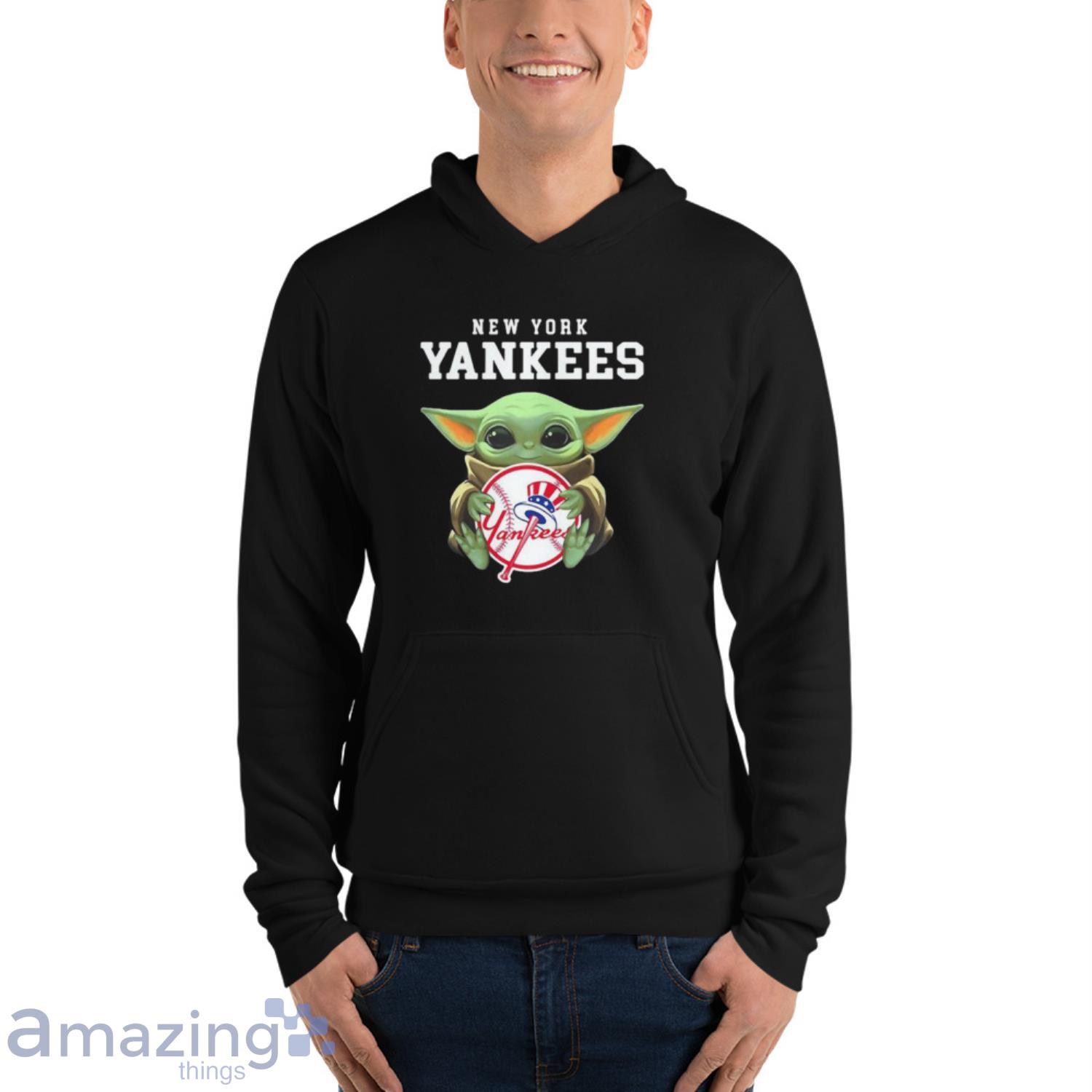 New 1 Baby Yoda Yankees Tshirt Mandalorian Baseball