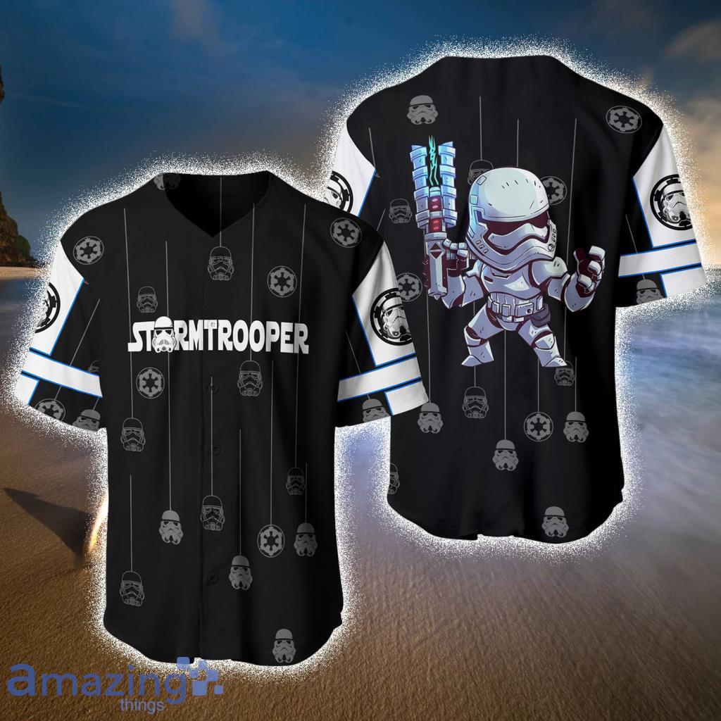 Star Wars Stormtrooper Black Cute Disney Baseball Jerseys For Men