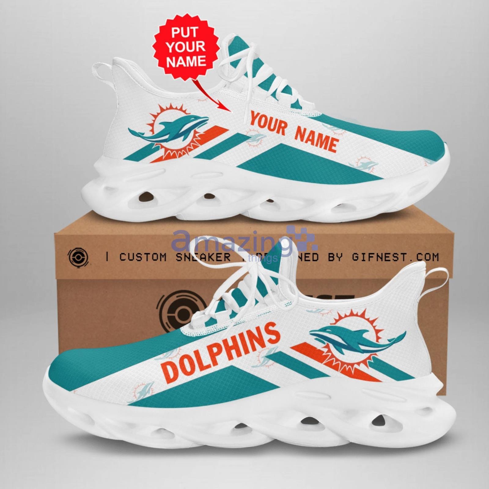 HOT Miami Dolphins Sneakers Custom Air Force for fans