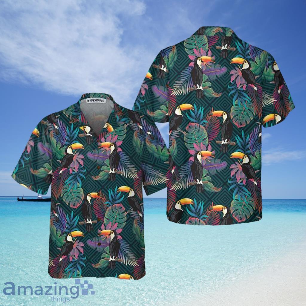 Summer Exotic Pattern With Toucan Bird Hawaiian Shirt For Men And Women - Summer Exotic Pattern With Toucan Bird Hawaiian Shirt For Men And Women