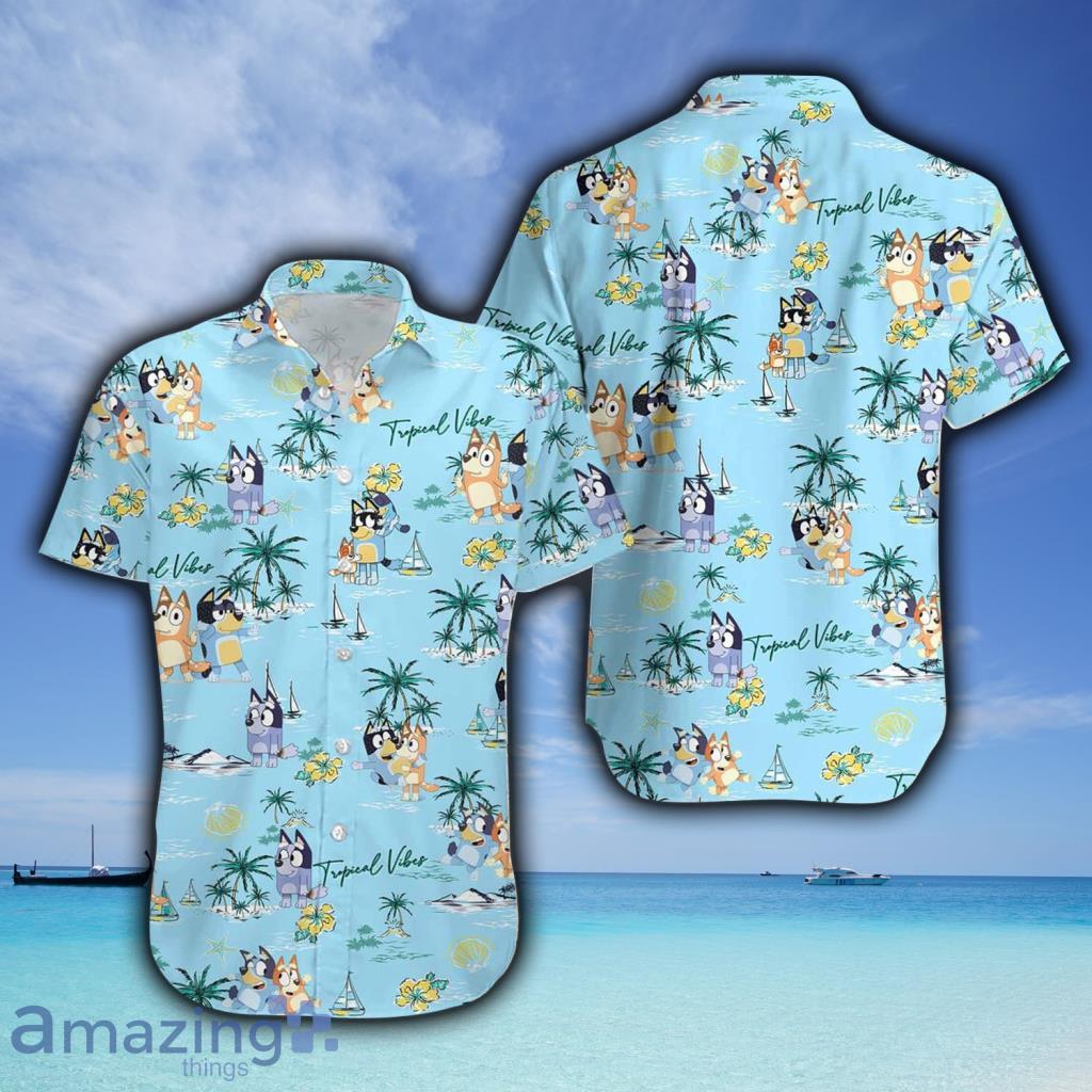 Summer Tropical Bluey Hawaiian Shirt For Men And Women - Summer Tropical Bluey Hawaiian Shirt For Men And Women